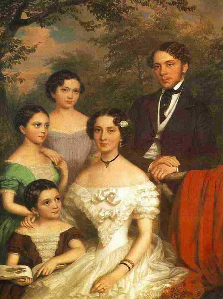 barabas miklos The Family Degenfeld Art A4 Photo Print