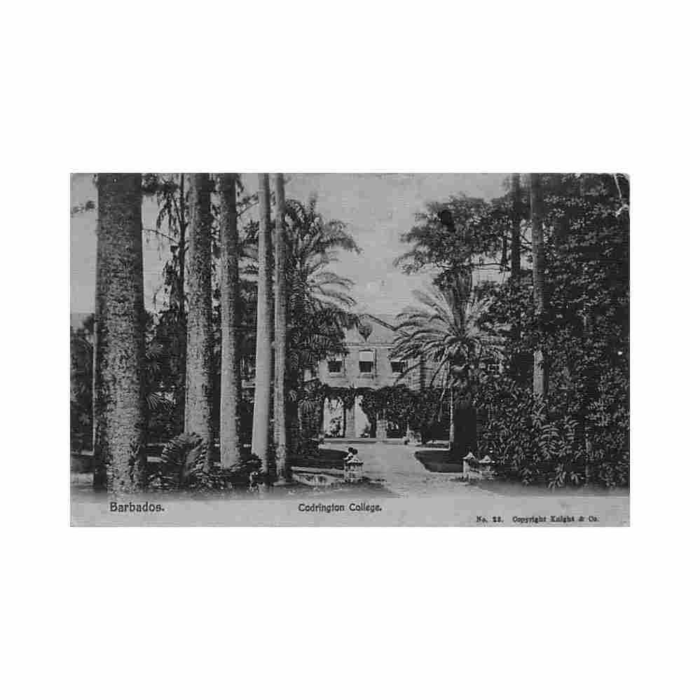 barbados bridgetown codrington college see scans for condition knight co 28 Vintage A4 Photo Print