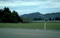 barn farmland mountains Vintage A4 Photo Print