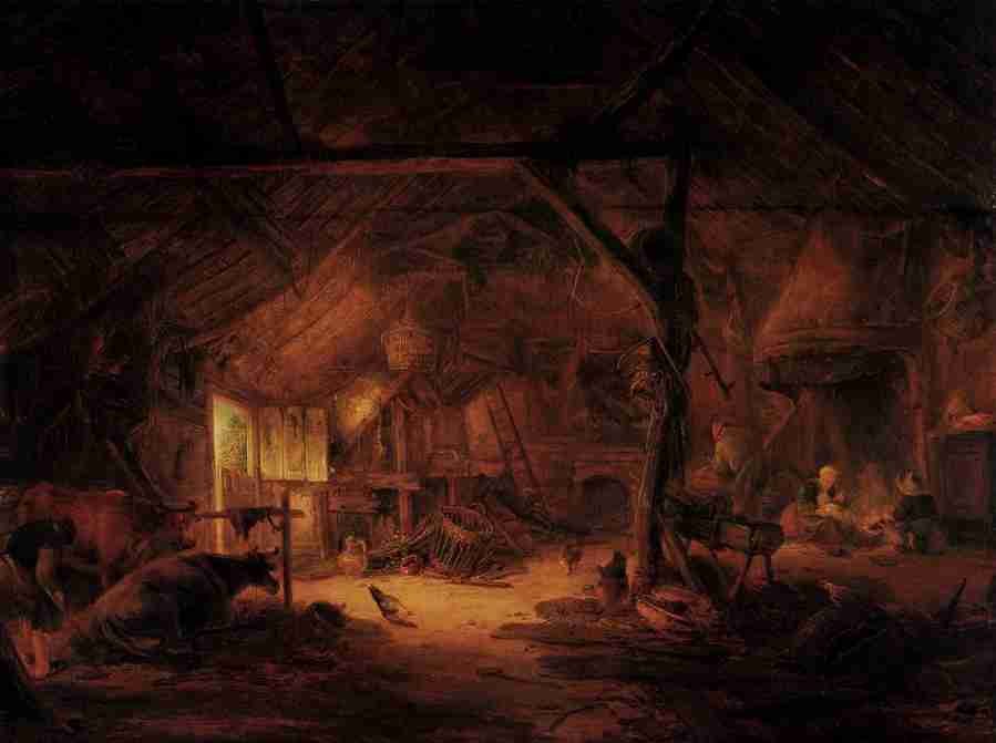 barn int Art A4 Photo Print