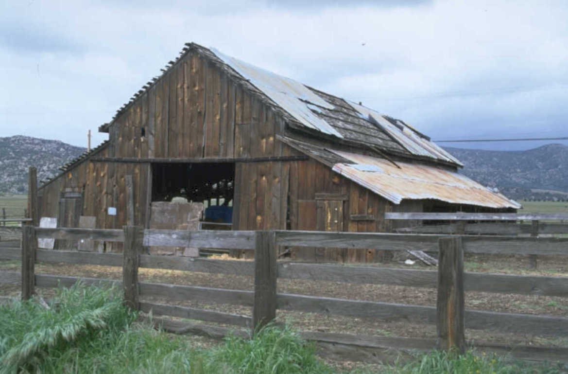barn warning landscape 1980s 1990s A4 Photo Print