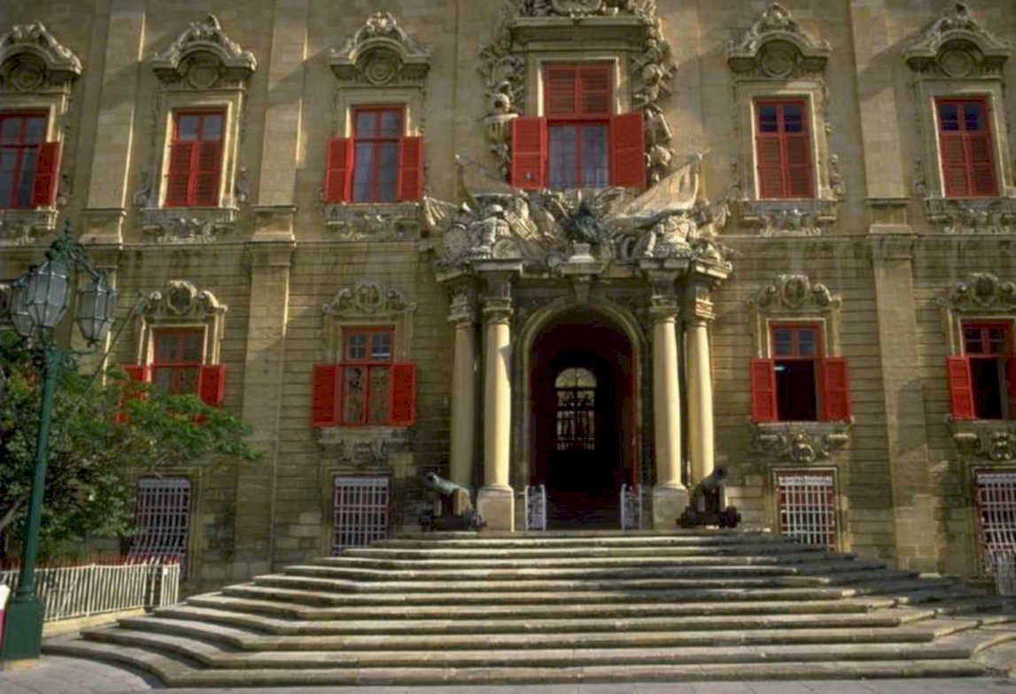 baroque building valletta 1980s 1990s A4 Photo Print