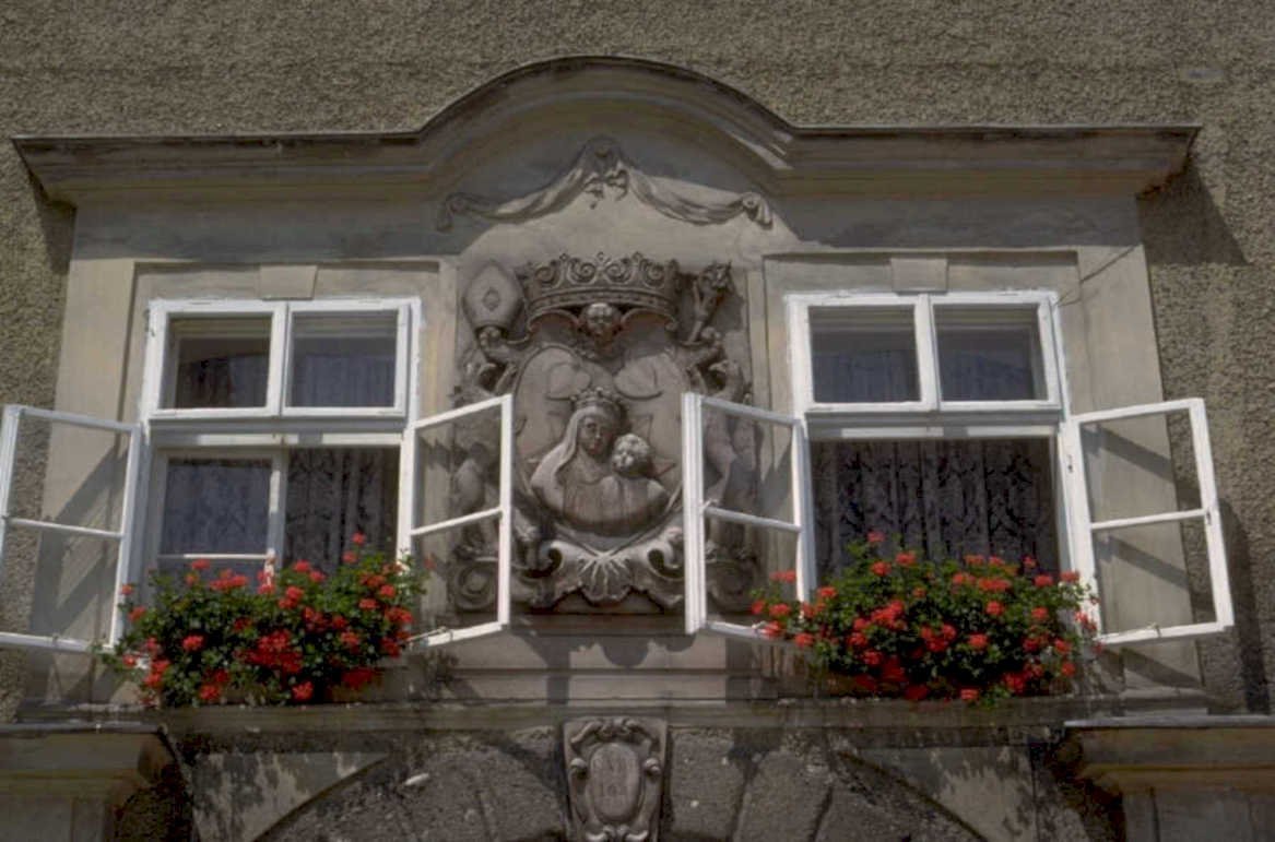 baroque window mary 1980s 1990s A4 Photo Print