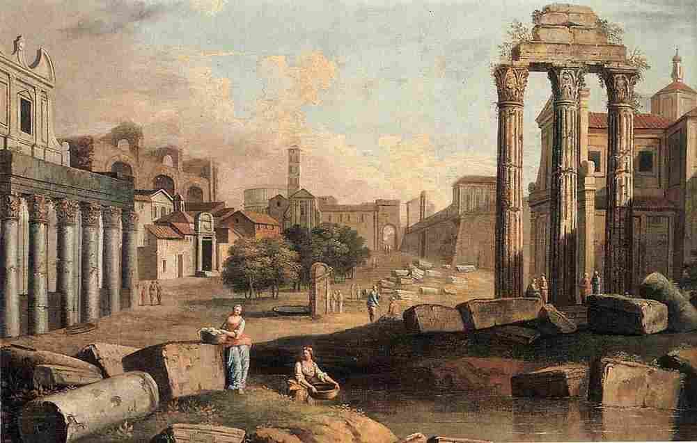 barr The Roman Forum Art A4 Photo Print