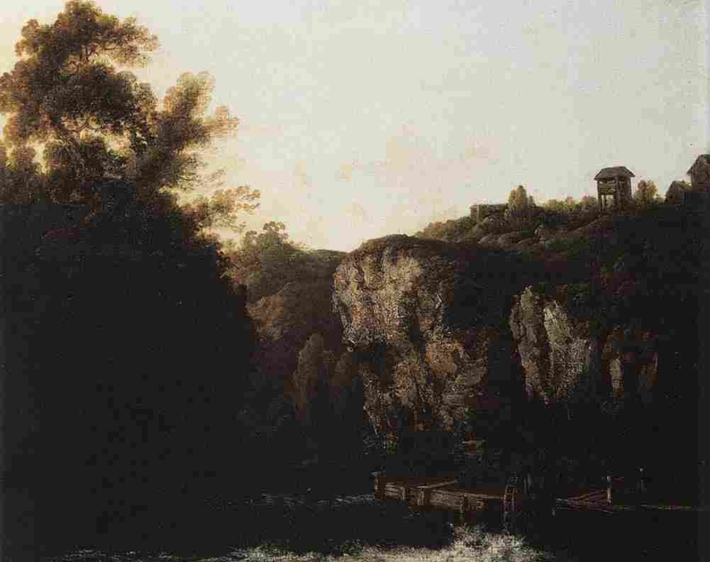 barr View of Powerscourt Waterfall Art A4 Photo Print