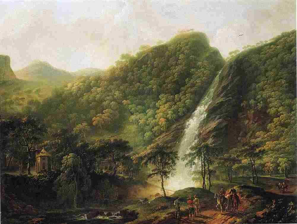 barr powerscourt waterfall Art A4 Photo Print
