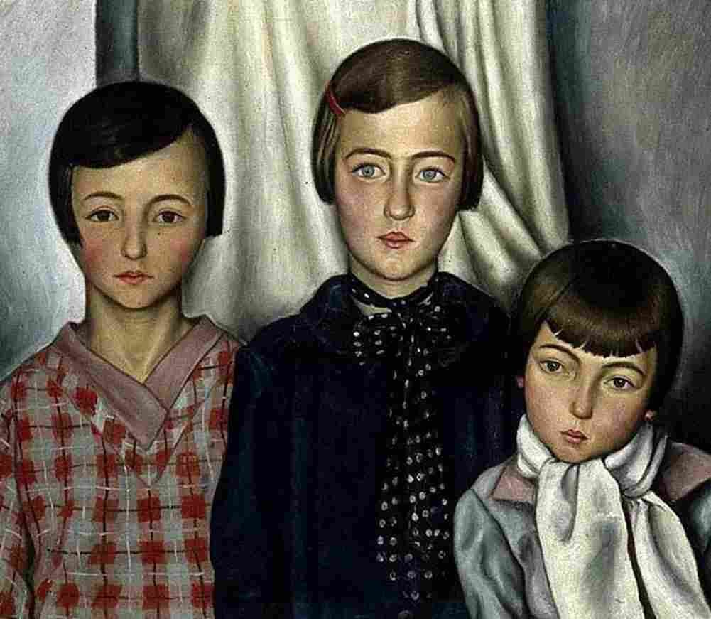 barraud Les Trois Enfants Art A4 Photo Print