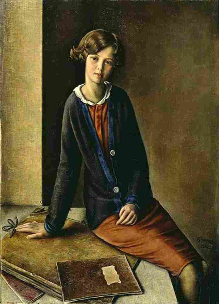 barraud Portrait of A Girl Art A4 Photo Print