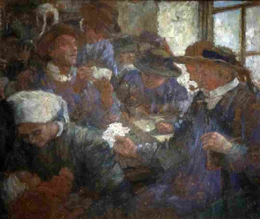 bart Card Players Art A4 Photo Print