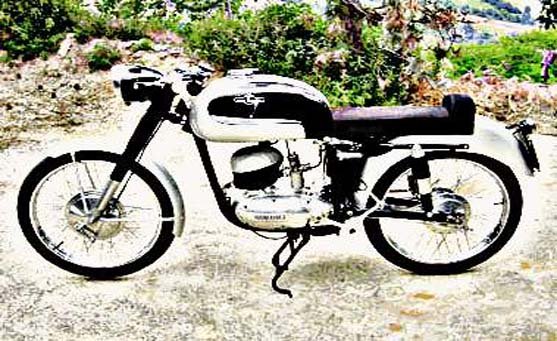 bartali motorbike A4 Photo Print