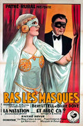 bas les masques 1920 mf Advert A4 Photo Print