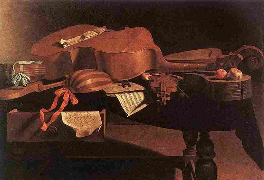baschenis Musical Instruments Art A4 Photo Print
