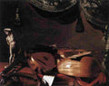 baschenis Still Life with Instruments and Classical Statue Art A4 Photo Print