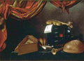 baschenis still life with musical instruments two Art A4 Photo Print
