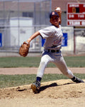 baseball boy pitching1980s 1990s A4 Photo Print
