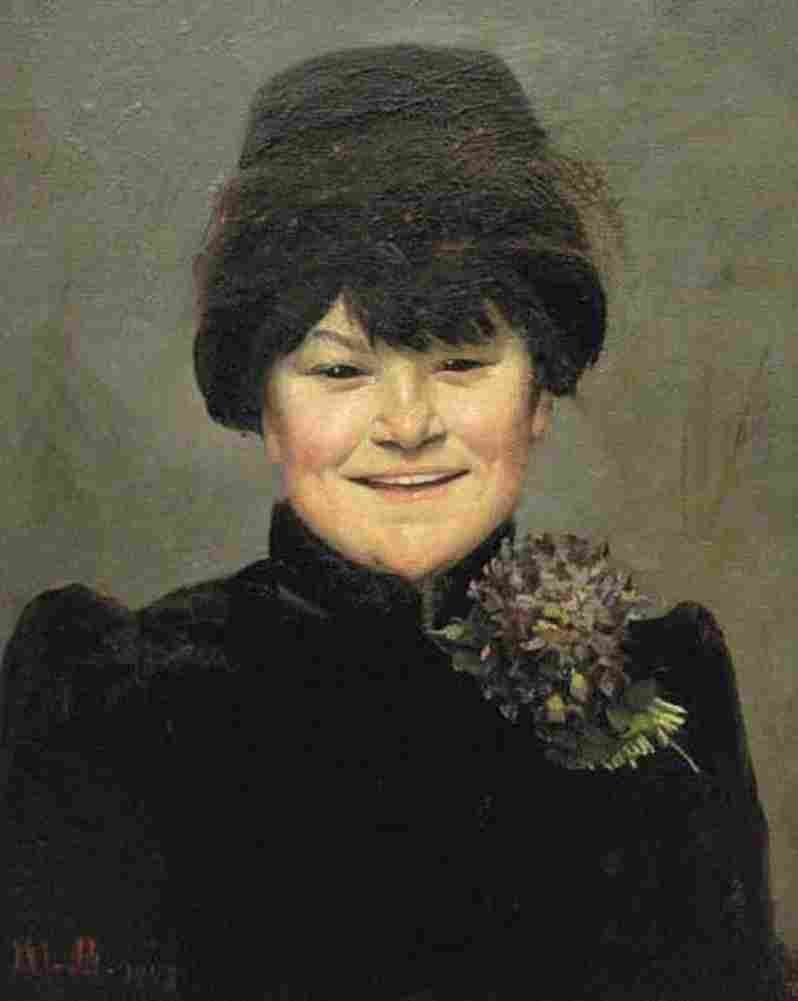 bashk Young Lady Smiling Art A4 Photo Print