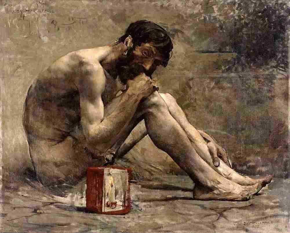 bast Diogenes Art A4 Photo Print