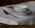 bast Still Life Breakfast Service Art A4 Photo Print