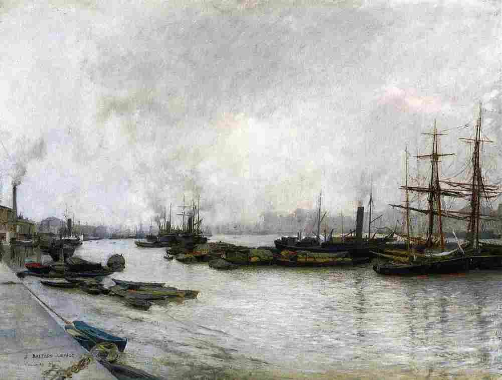 bast Thames London Art A4 Photo Print