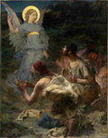 bast The Annunciation to the Shepherds Art A4 Photo Print