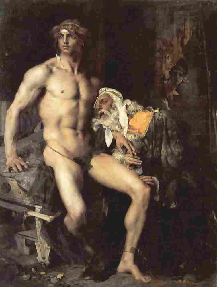bastien achilles and priam Art A4 Photo Print