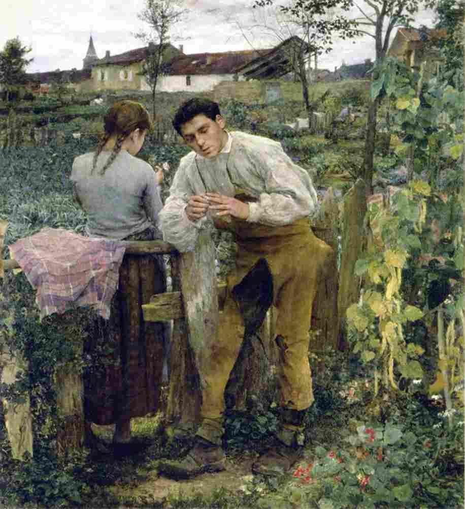 bastien love in the village Art A4 Photo Print