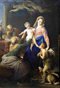 bat Holy Family Art A4 Photo Print