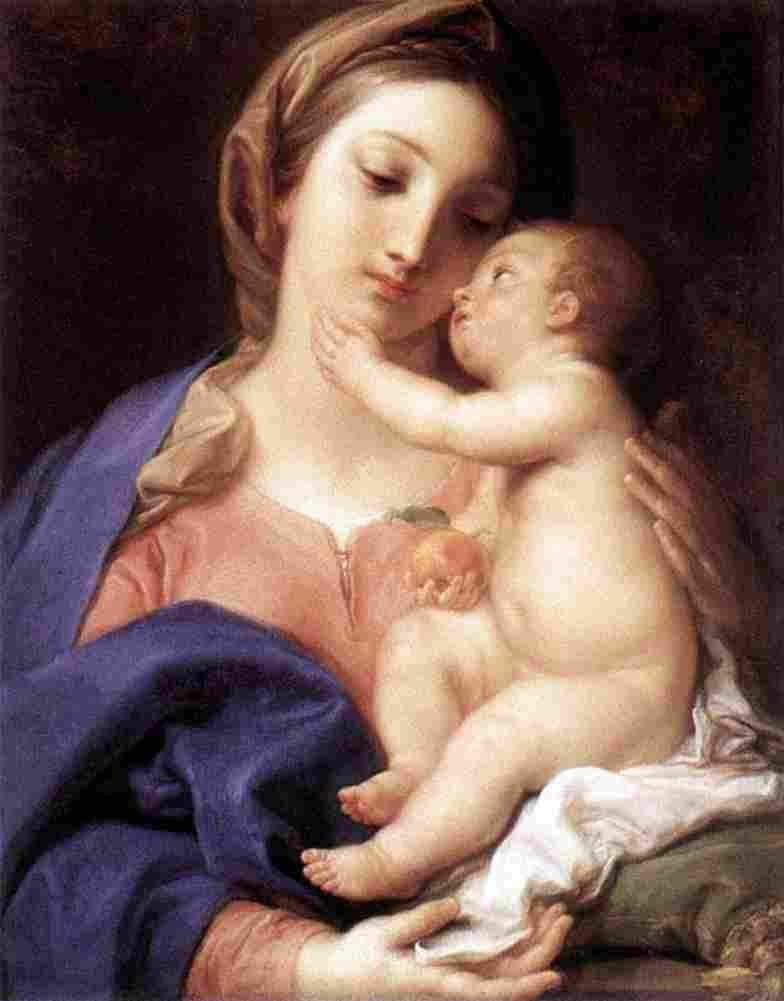 bat Madonna and Child Art A4 Photo Print