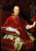 bat Pope Pius Six Art A4 Photo Print