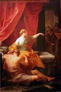 bat Samson and Delilah Art A4 Photo Print
