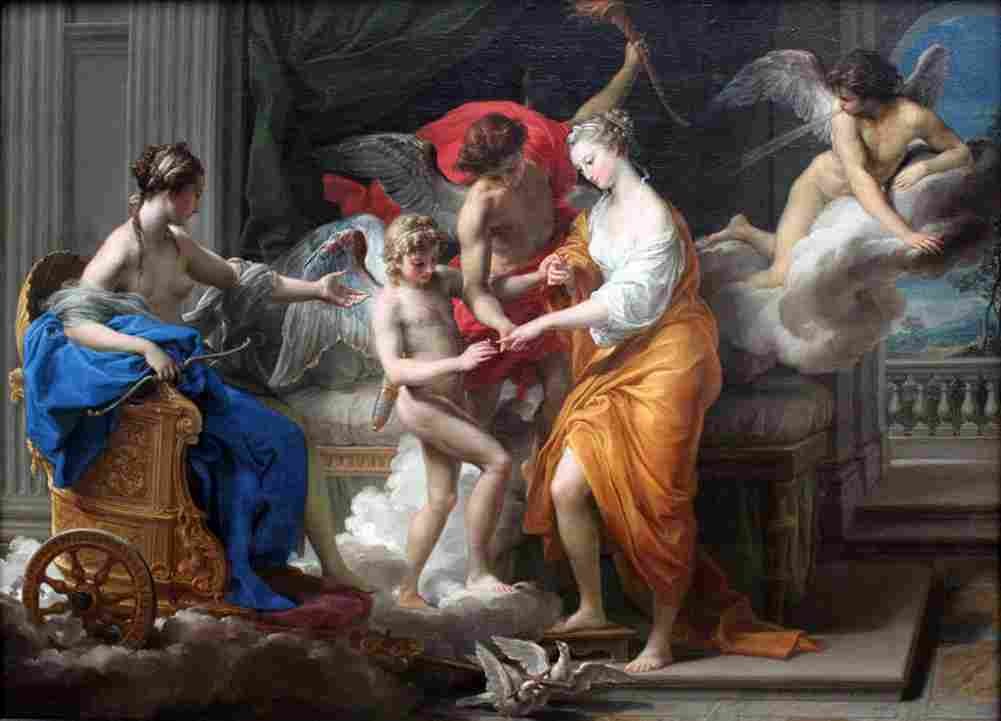 bat The Marriage of Cupid and Psyche Art A4 Photo Print