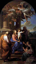 bat Virgin and Child with Saints Art A4 Photo Print