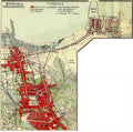 batavia street map Vintage world war A4 Photo Print