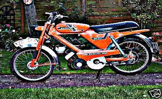 batavus hs50 motorbike A4 Photo Print
