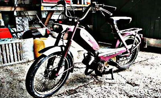 batavus motorbike A4 Photo Print