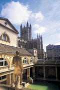 bath abbey roman UK GB British A4 Photo Print