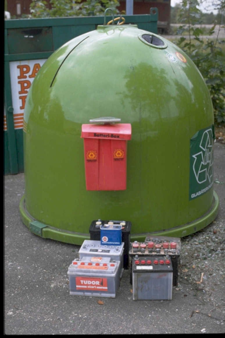 battery recycling station1980s 1990s A4 Photo Print
