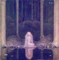 bauer Tuvstarr and the Fishpond Art A4 Photo Print