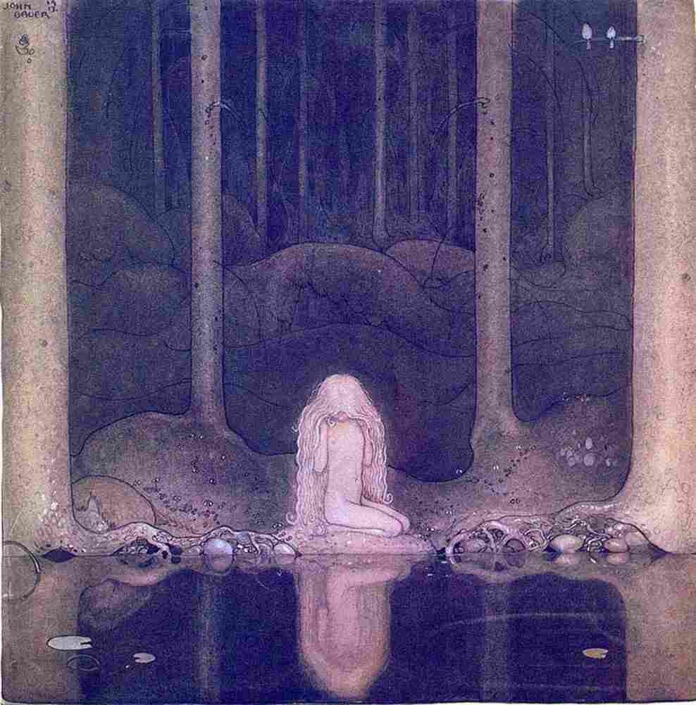 bauer Tuvstarr and the Fishpond Art A4 Photo Print