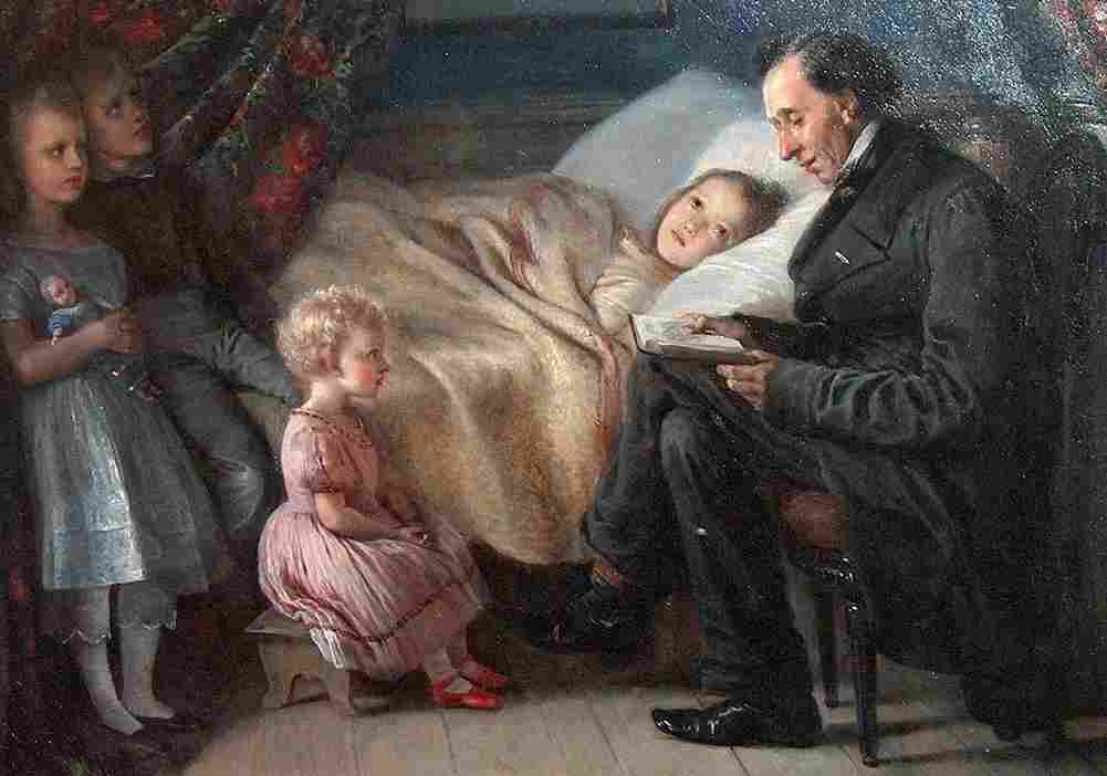 baum Hans Christian Andersen Art A4 Photo Print