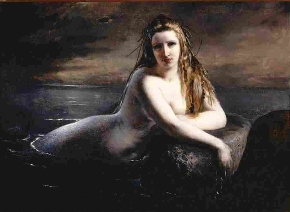 baumann a mermaid Art A4 Photo Print