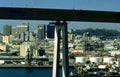 bay bridge ships Vintage A4 Photo Print