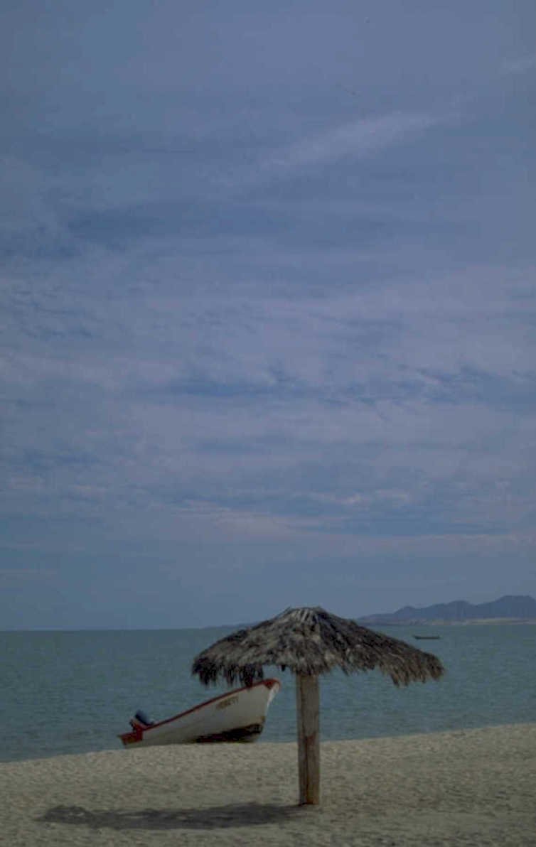 beach boat shelter 1980s 1990s A4 Photo Print