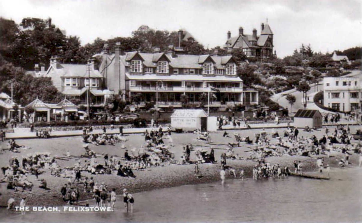 beach boats vintageVintage 1880s 1900s A4 Photo Print