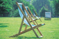 beach chairs summer UK GB British A4 Photo Print