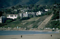 beach cliff montecito Vintage A4 Photo Print