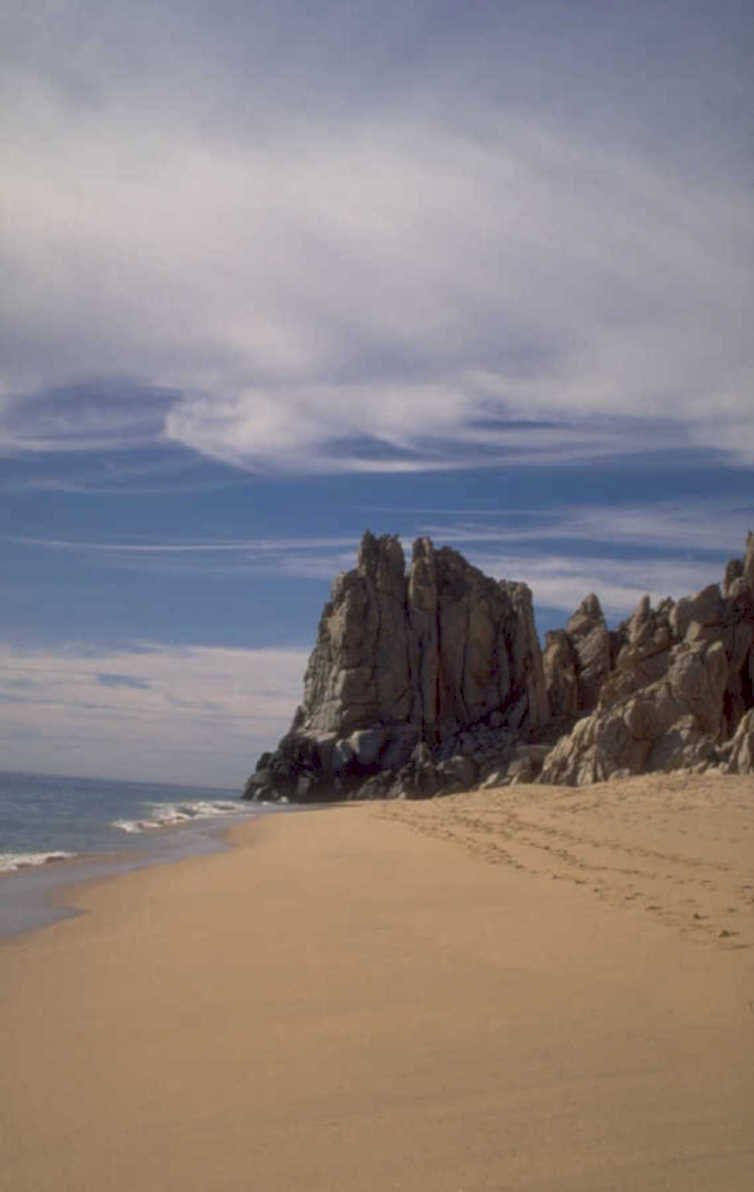 beach cliffs todos 1980s 1990s A4 Photo Print