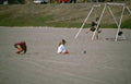 beach day swing Vintage A4 Photo Print