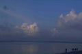 beach dusk silhouettes 1980s 1990s A4 Photo Print