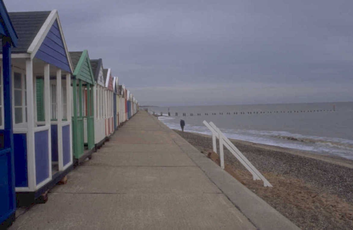 beach huts cromer 1 1980s 1990s A4 Photo Print